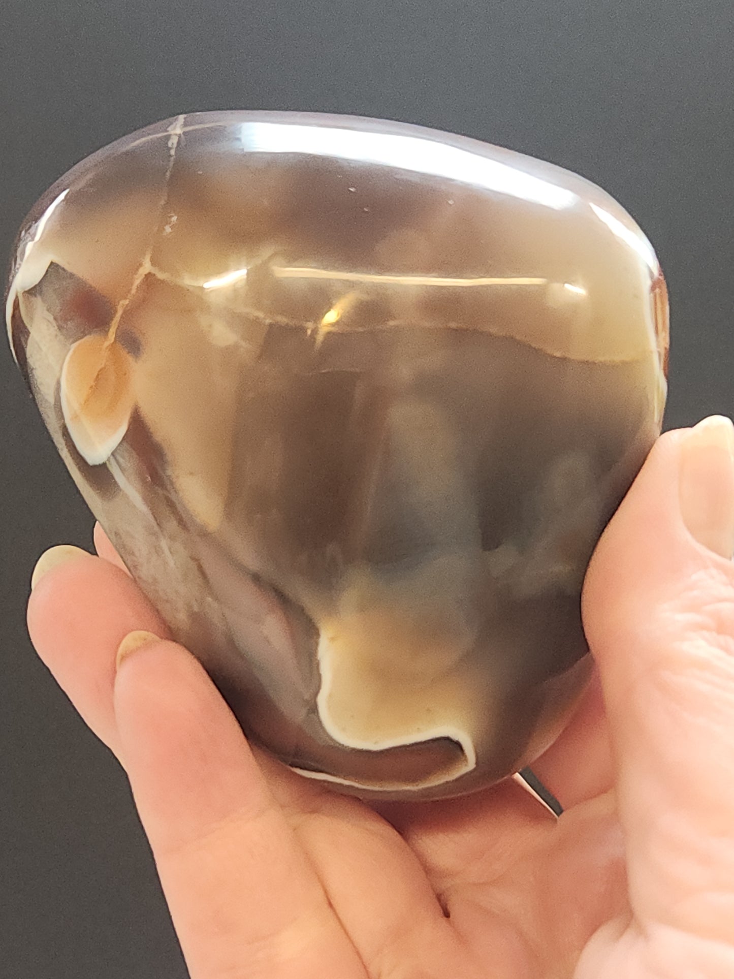 Sashe River Agate Face-Polished 318g
