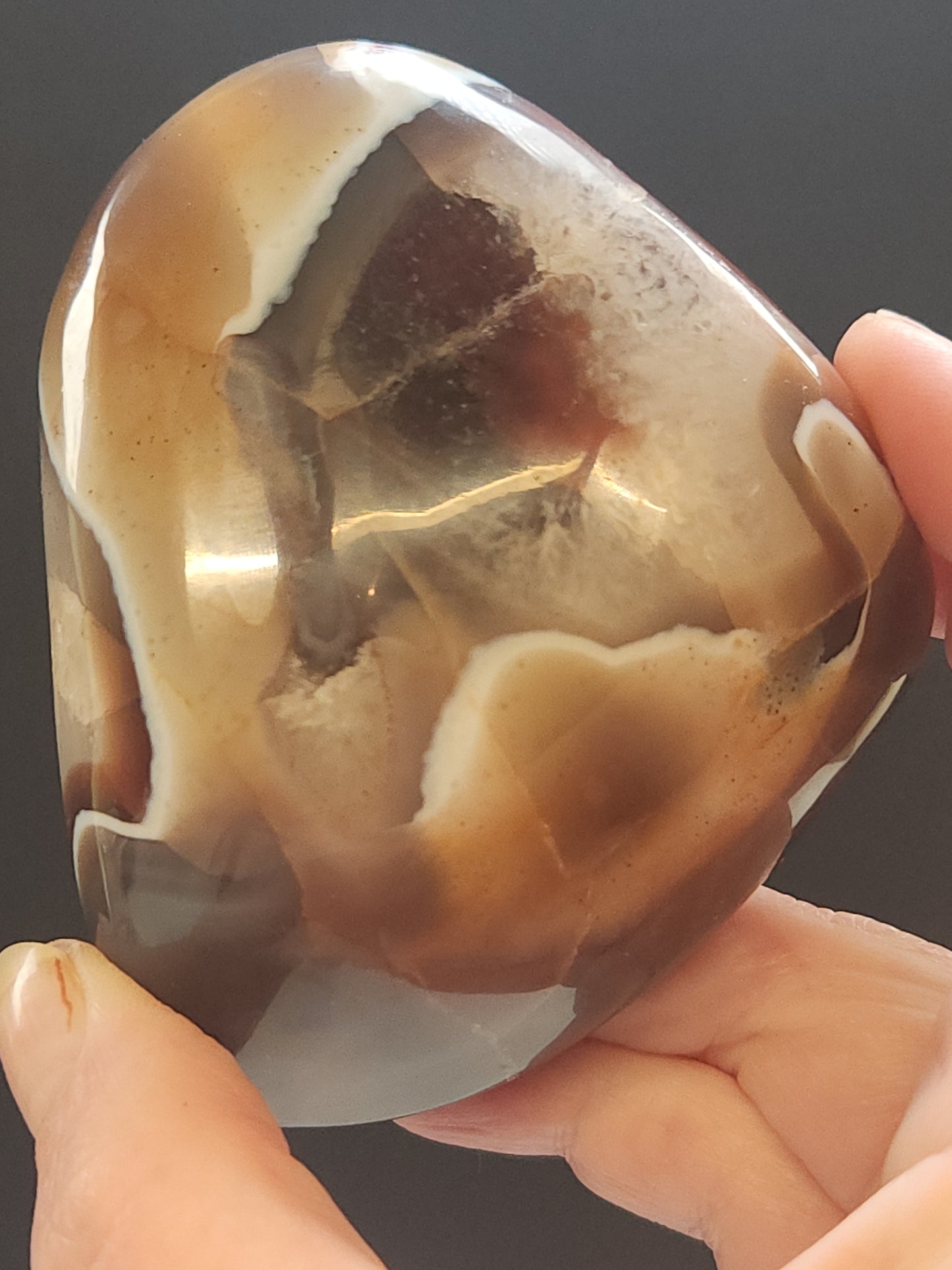 Sashe River Agate Face-Polished 318g