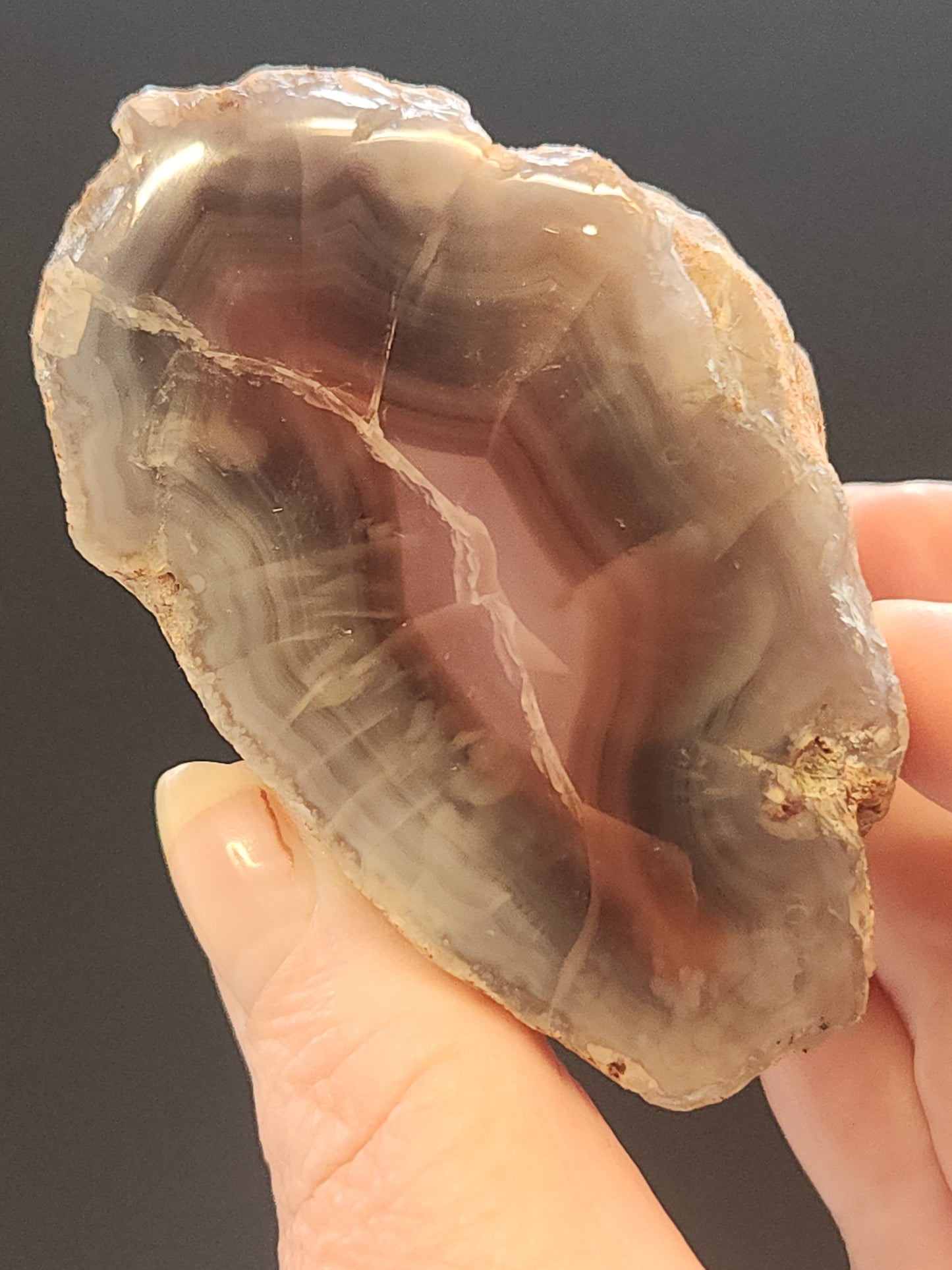 Sashe River Agate Face-Polished 176g