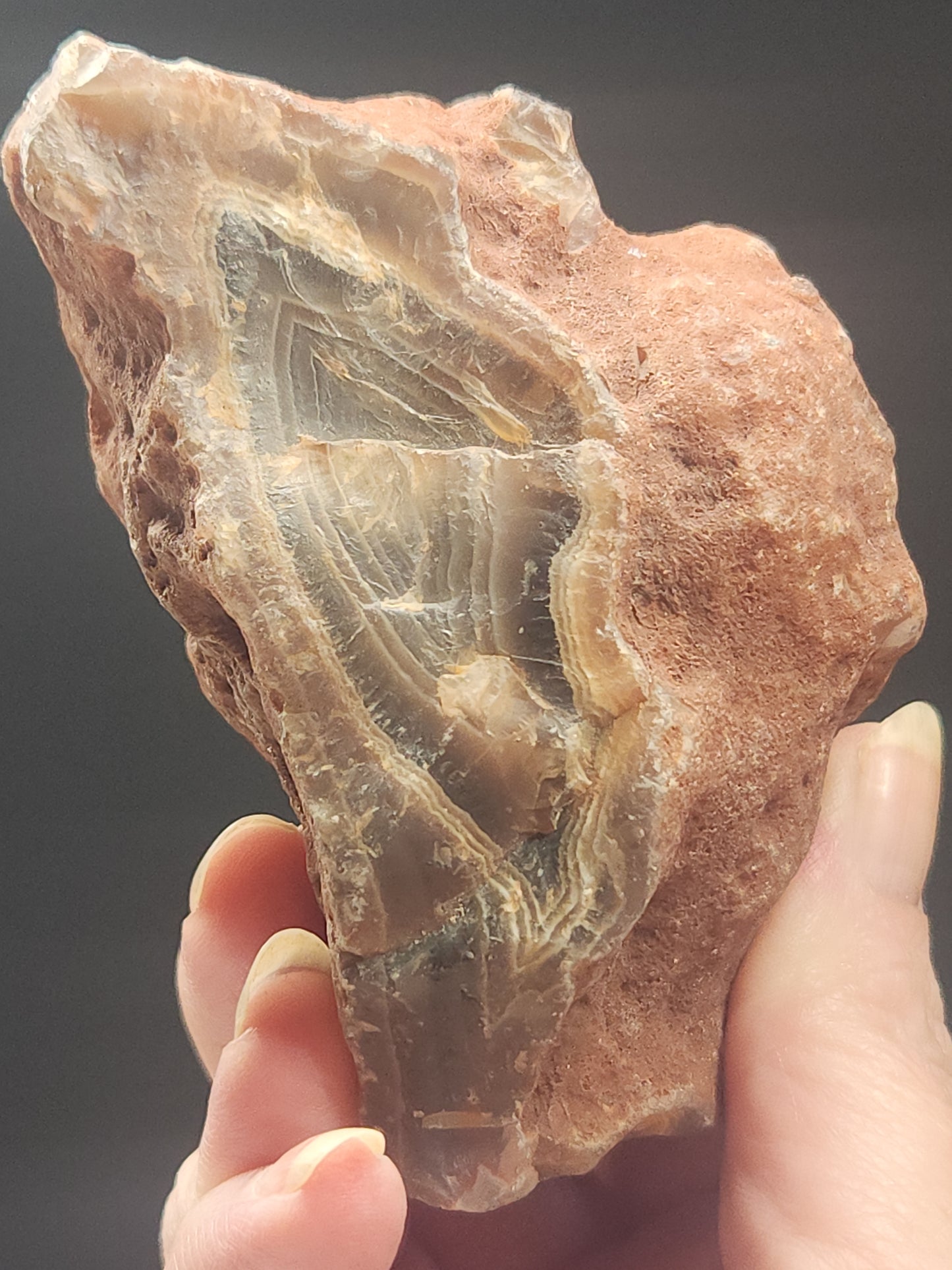 Sashe River Agate Polished One Side SRAZ-006S-304