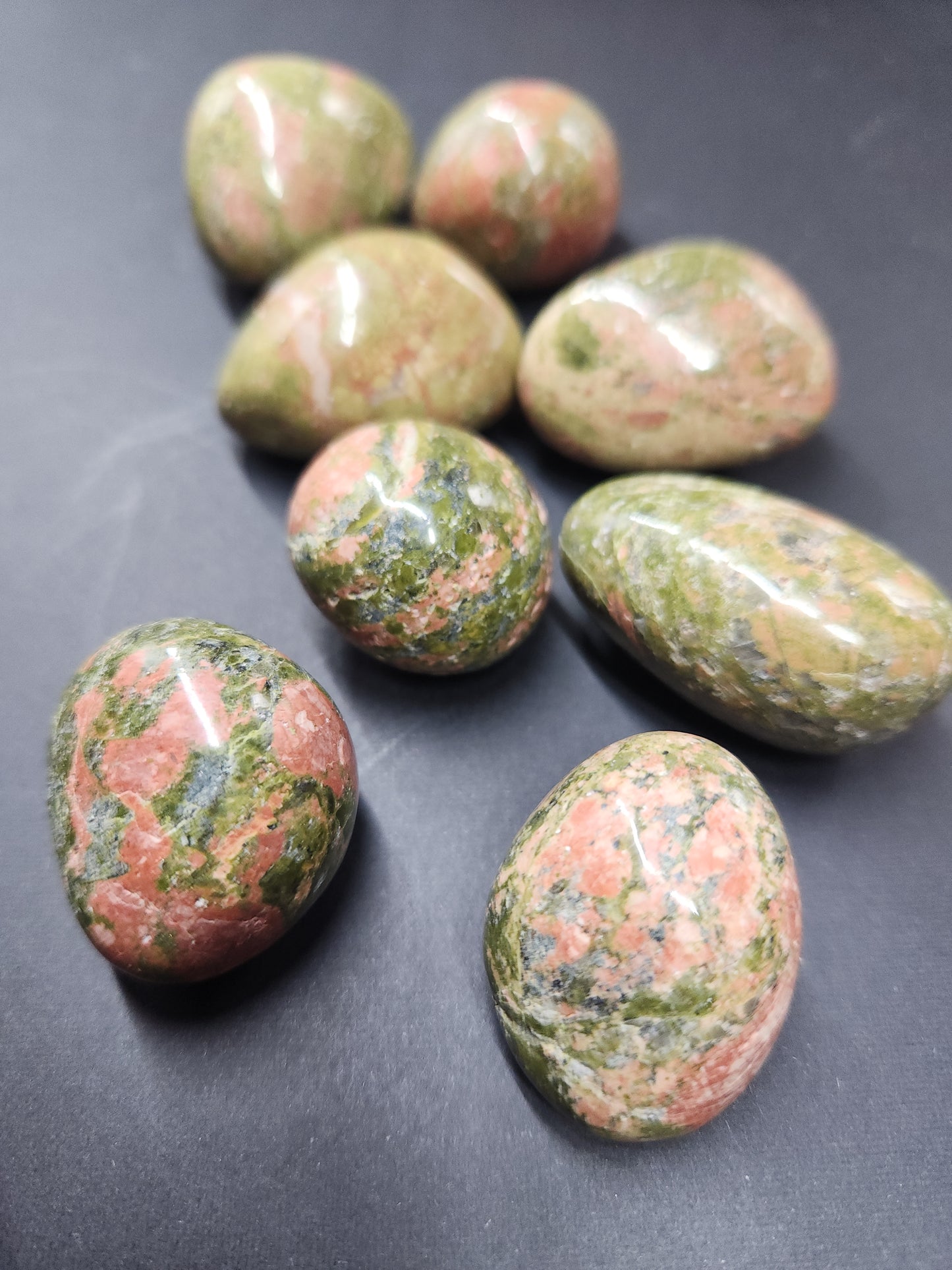 Unakite Tumbles 4cm