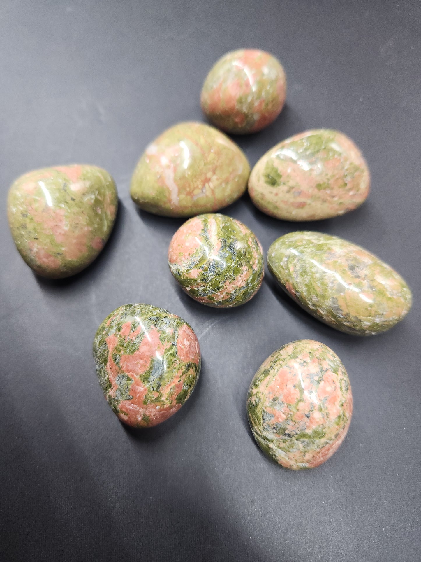 Unakite Tumbles 4cm