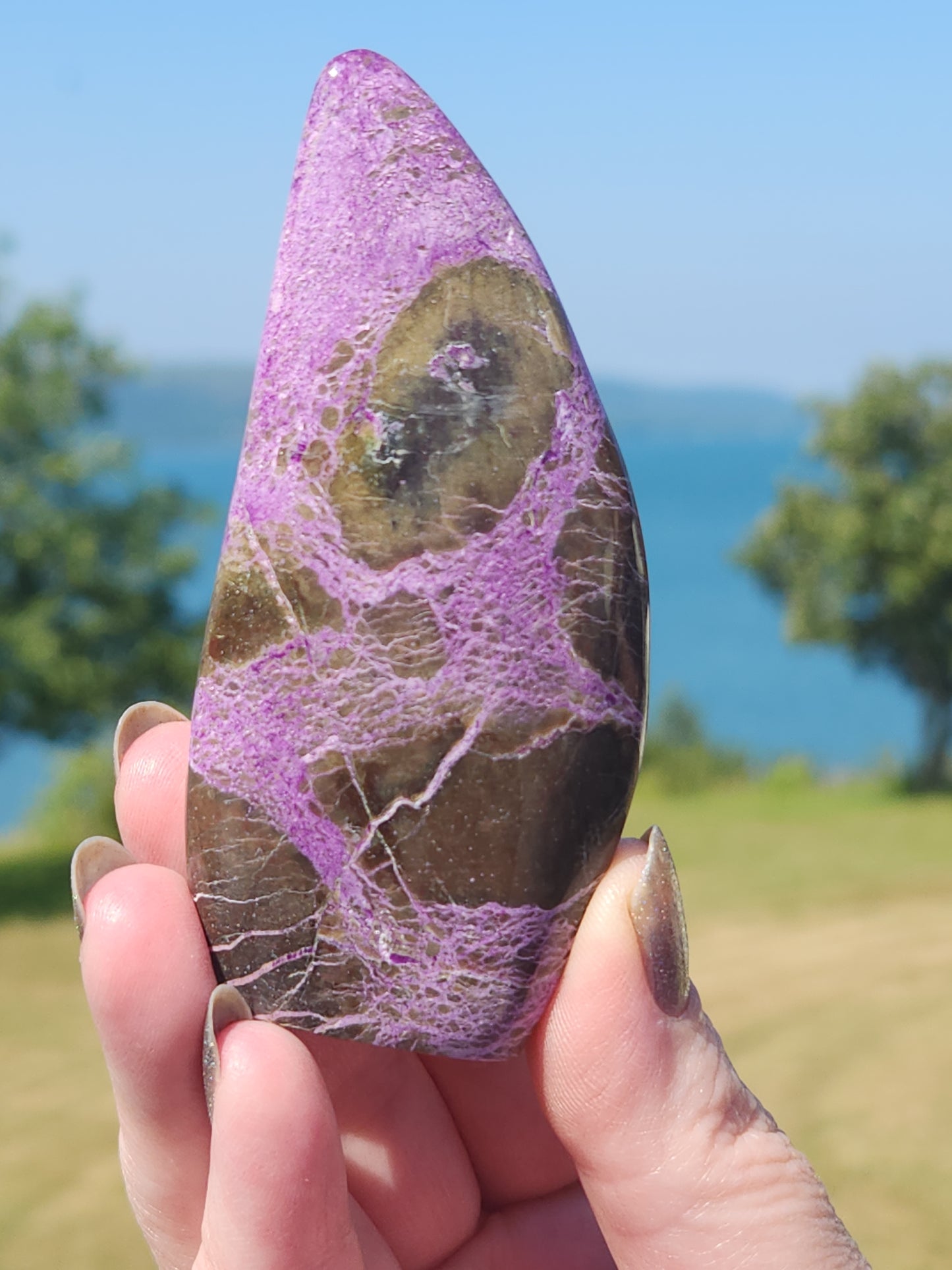 Stichtite and Serpentine Freeform ATLF-005S-108-4