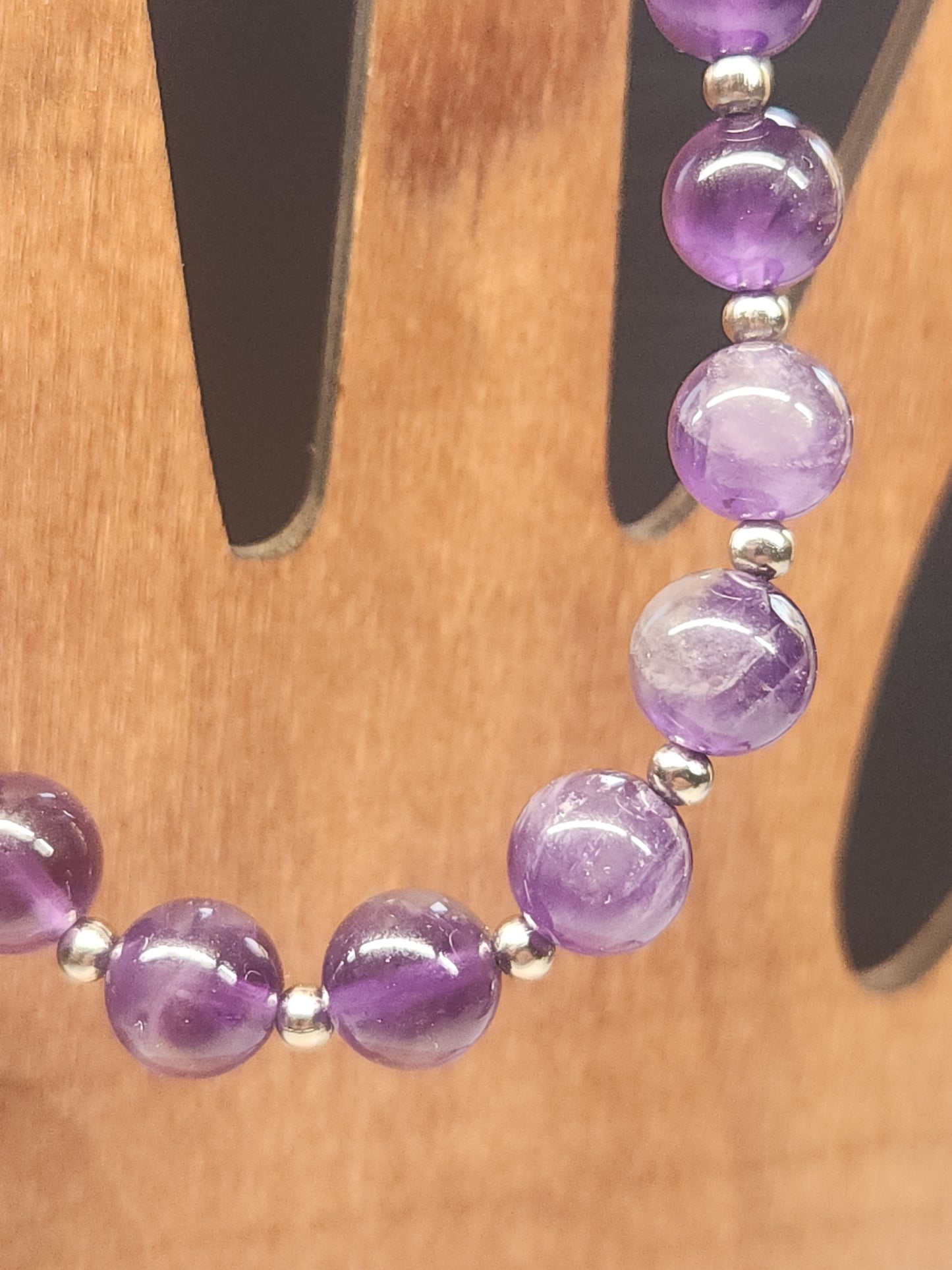 Amethyst Stretch Bracelet BR-SAM01S