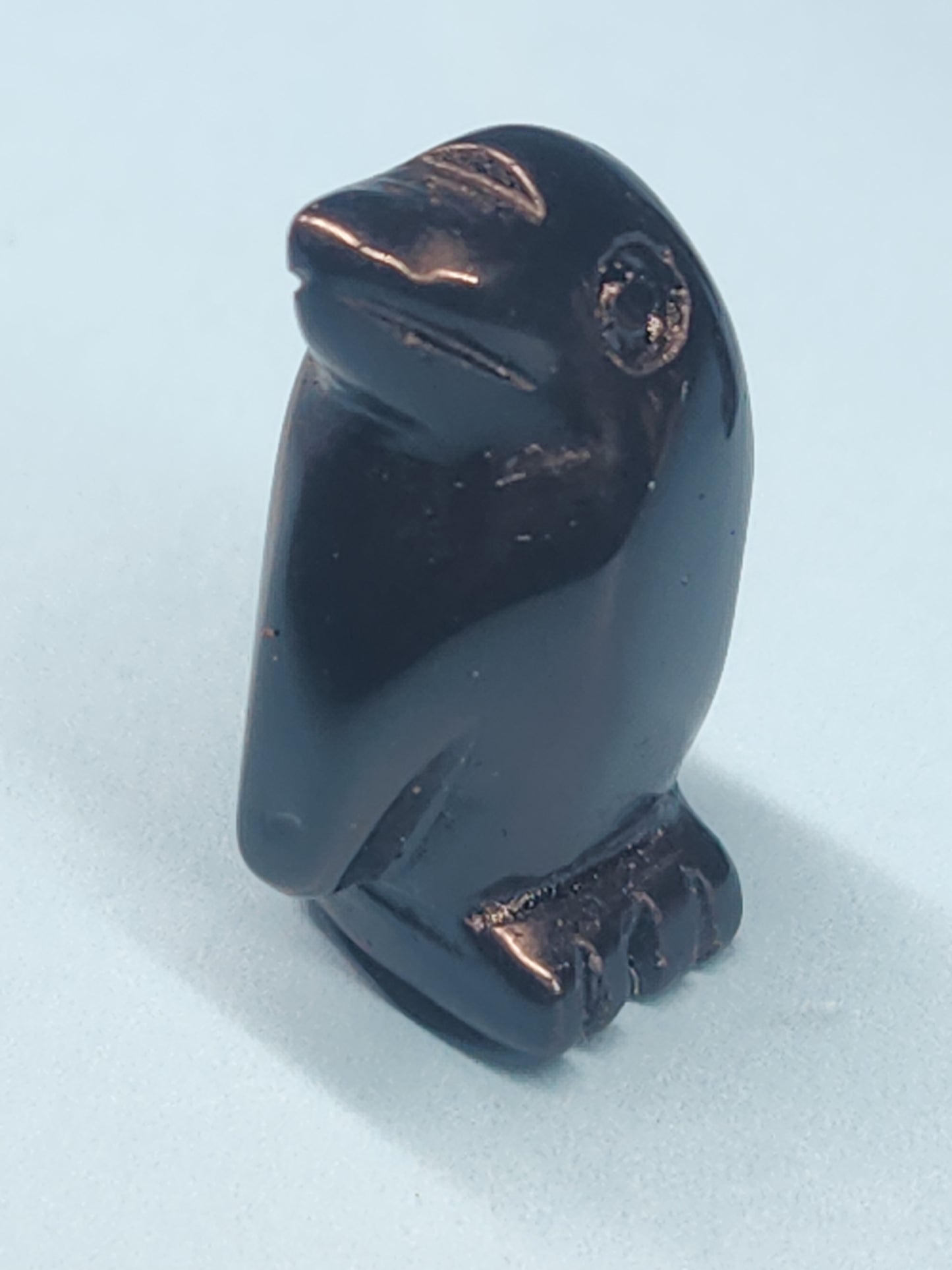 Obsidian Penguin Mini-Carving