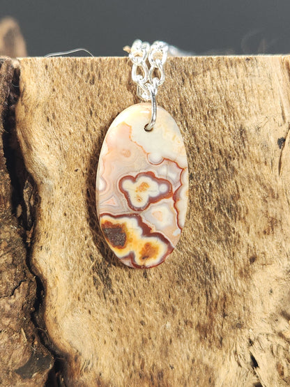 Crazy Lace Agate Necklace NK1