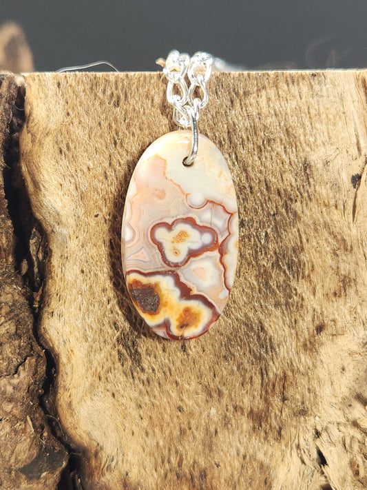 Crazy Lace Agate Necklace NK1