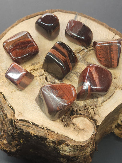Red Tiger Eye Tumbles RTETU-INT
