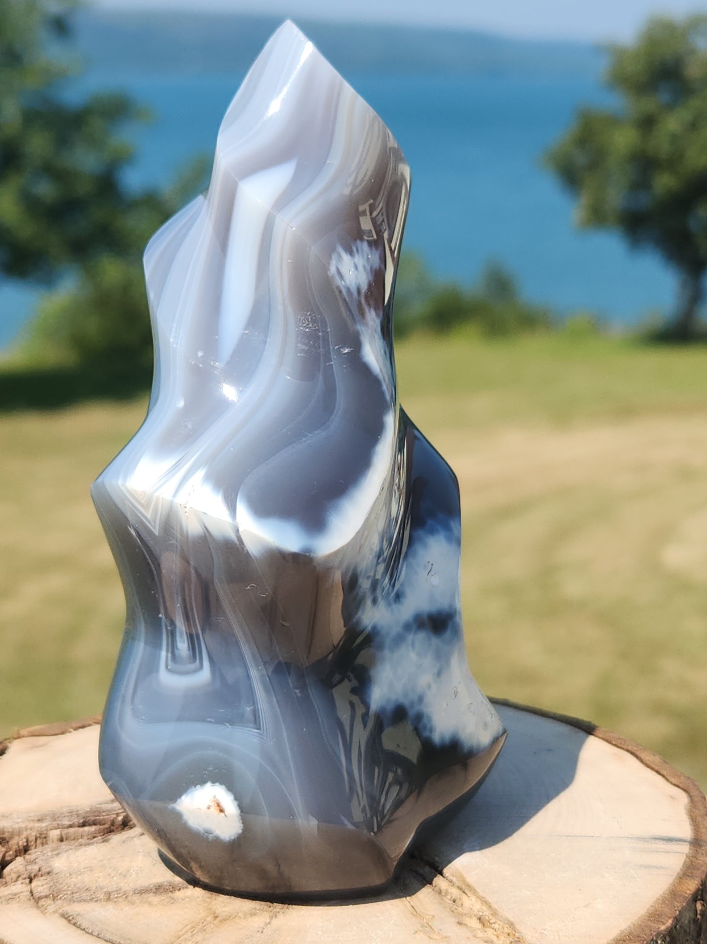 Orca Agate Flame 395g