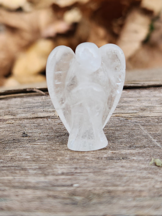 Clear Quartz Angel Mini-Carving
