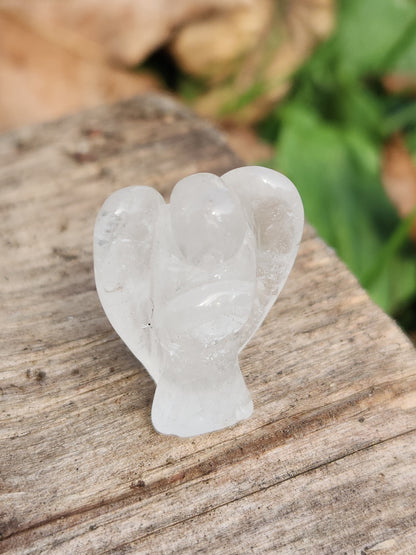 Clear Quartz Angel Mini-Carving