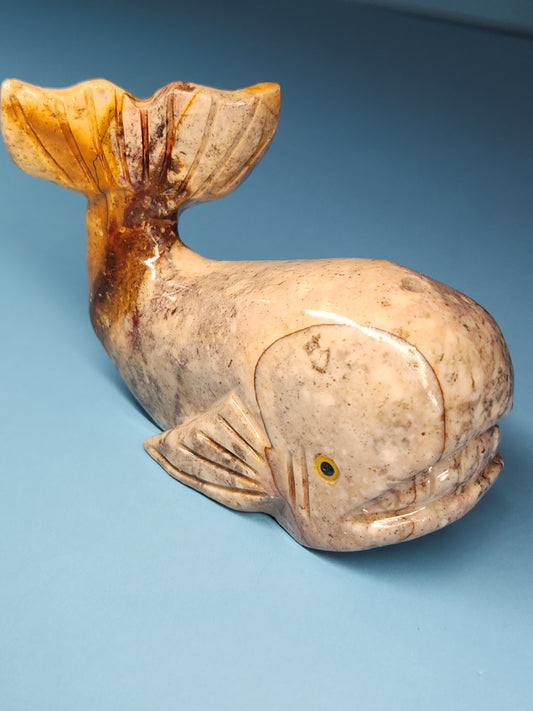 Soapstone Whale Carving SEA-INT36-M2x5