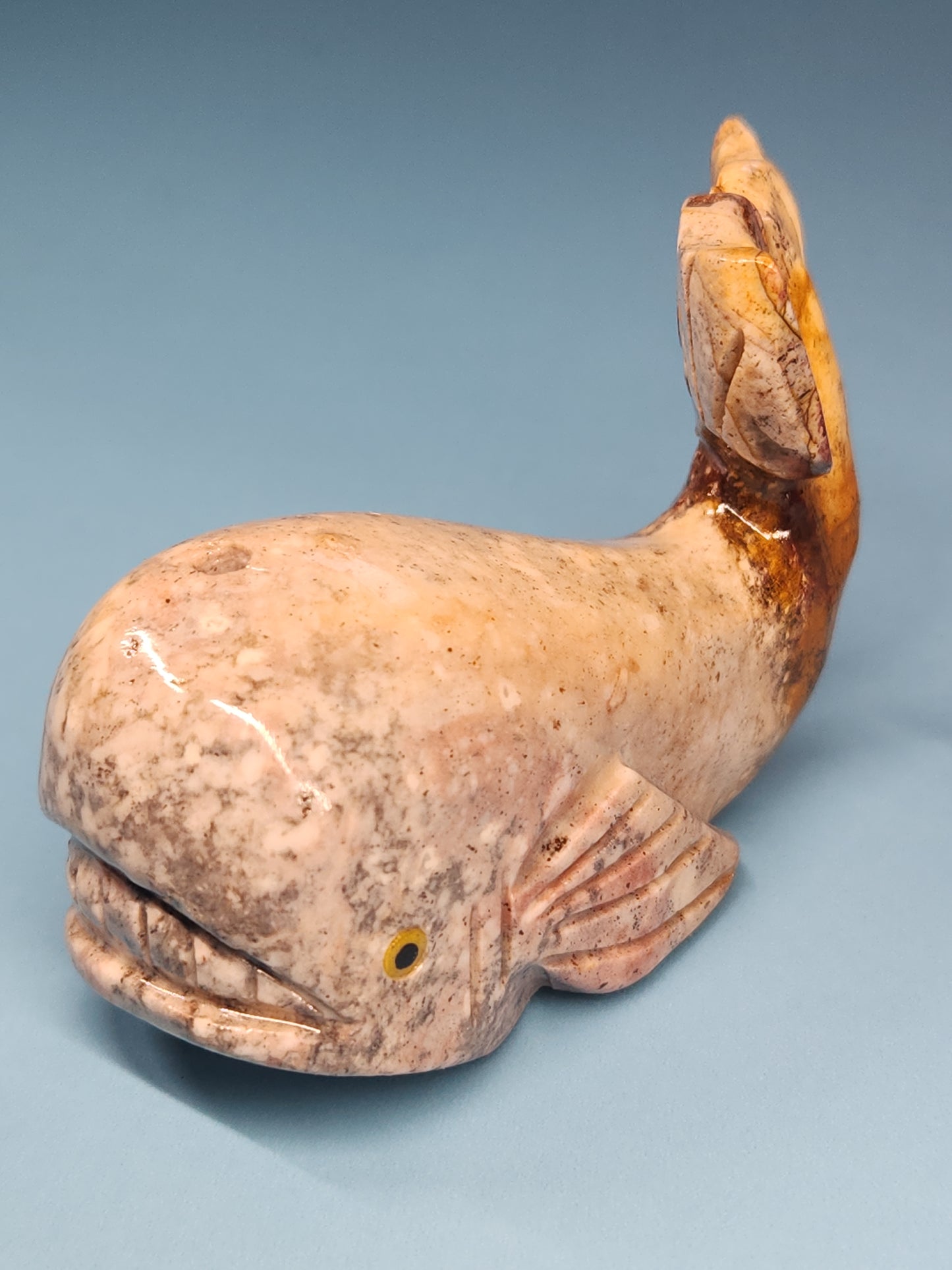 Soapstone Whale Carving SEA-INT36-M2x5
