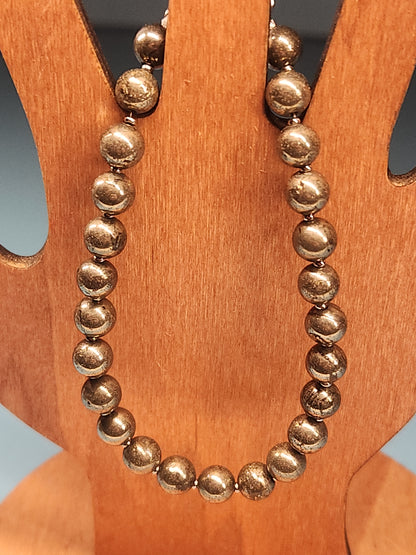 Pyrite Stainless Cable Bracelet BSPY-002S