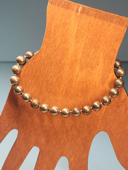 Pyrite Stainless Cable Bracelet BSPY-002S