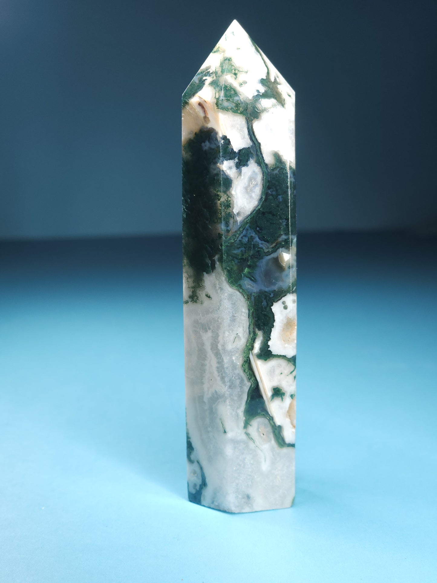 Moss Agate Tower 91g
