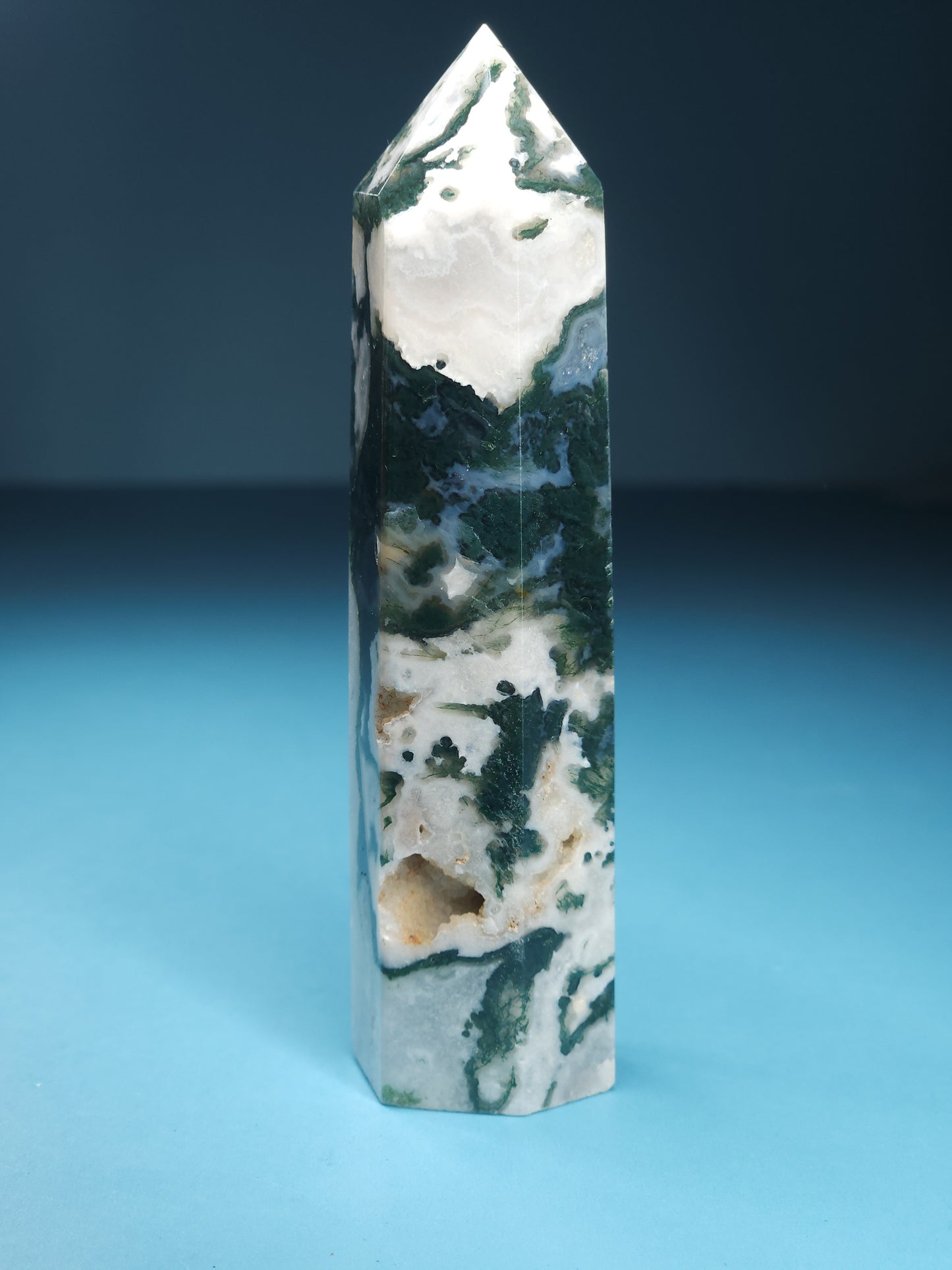 Moss Agate Tower 91g