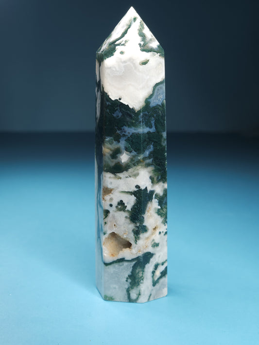 Moss Agate Tower 91g