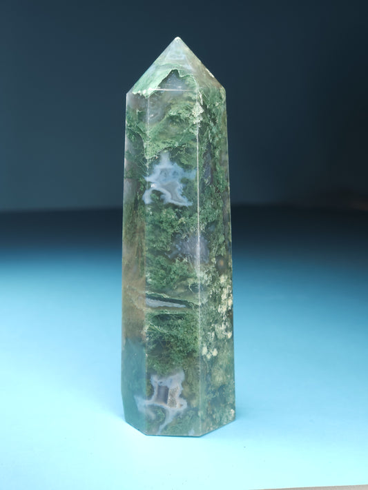 Moss Agate Tower 96g