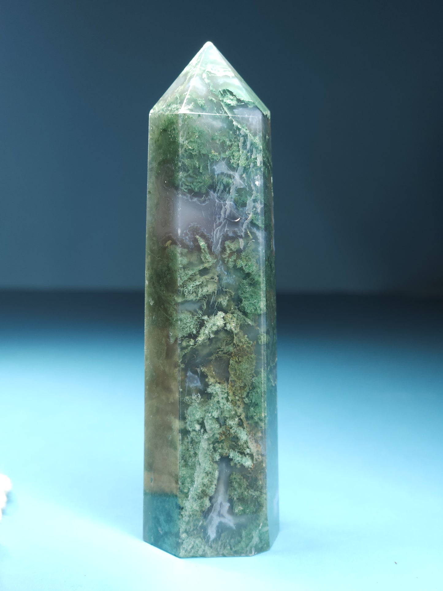 Moss Agate Tower 96g