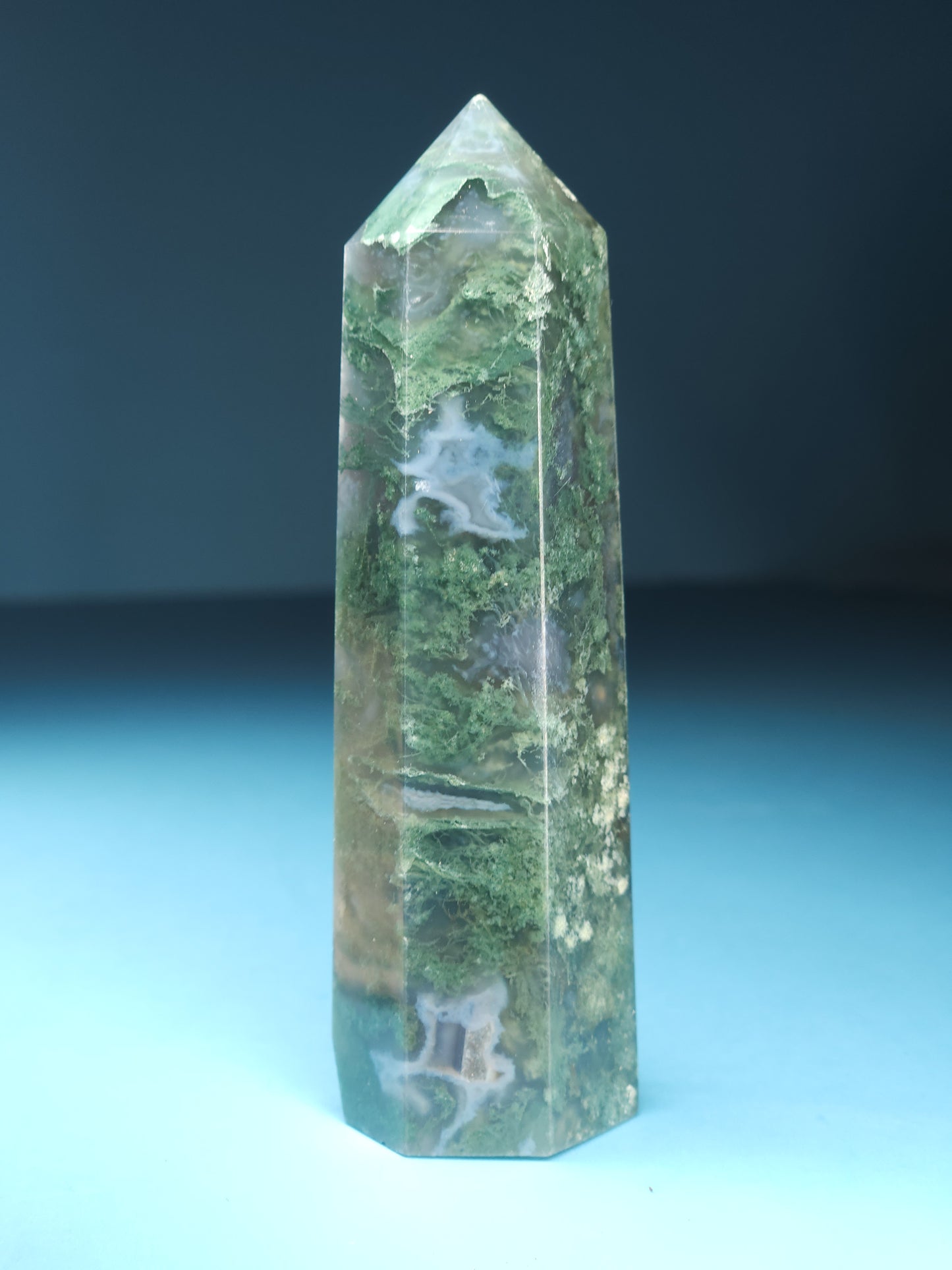 Moss Agate Tower 96g