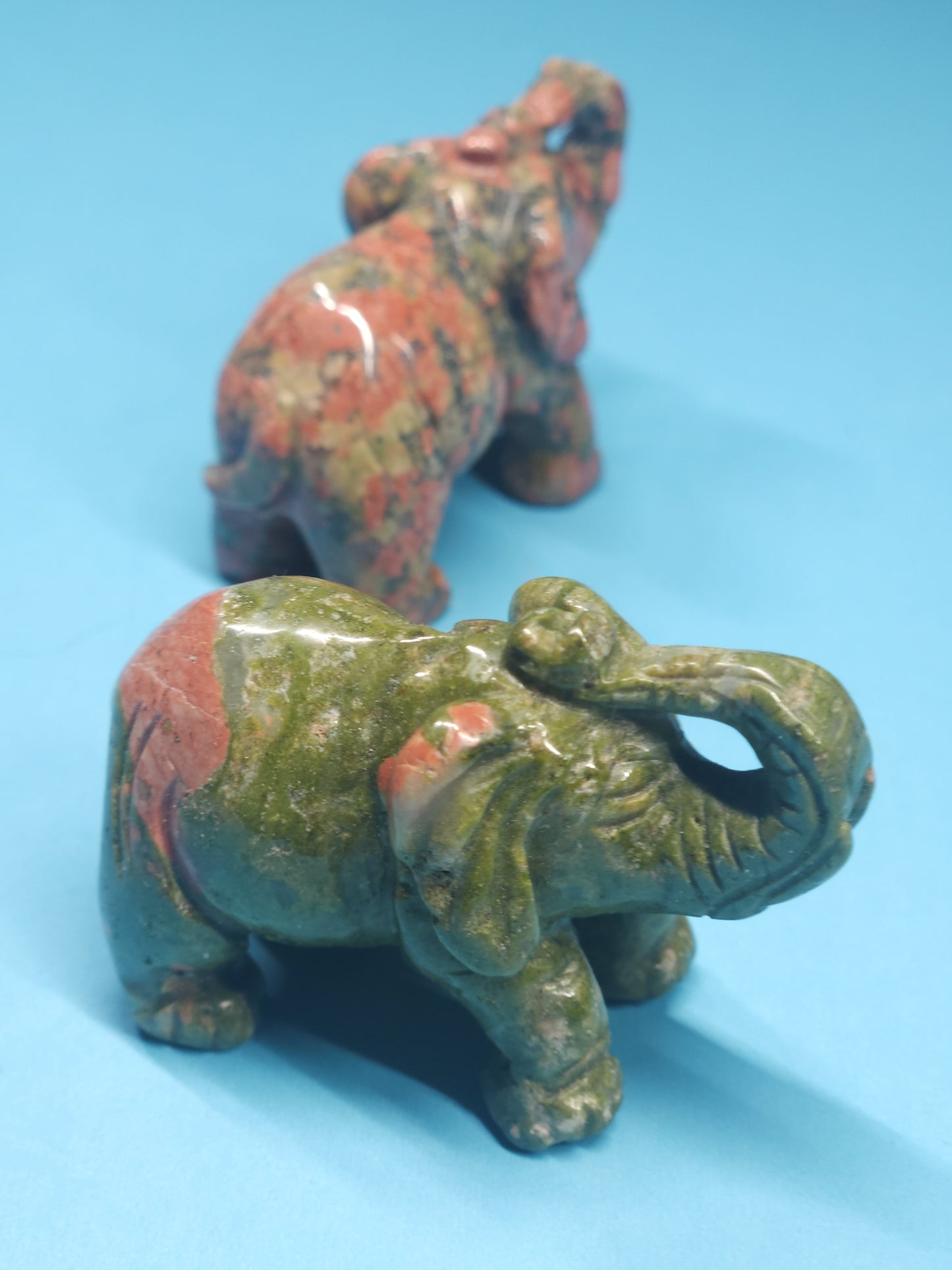 Crystal Elephant Mini-Carvings