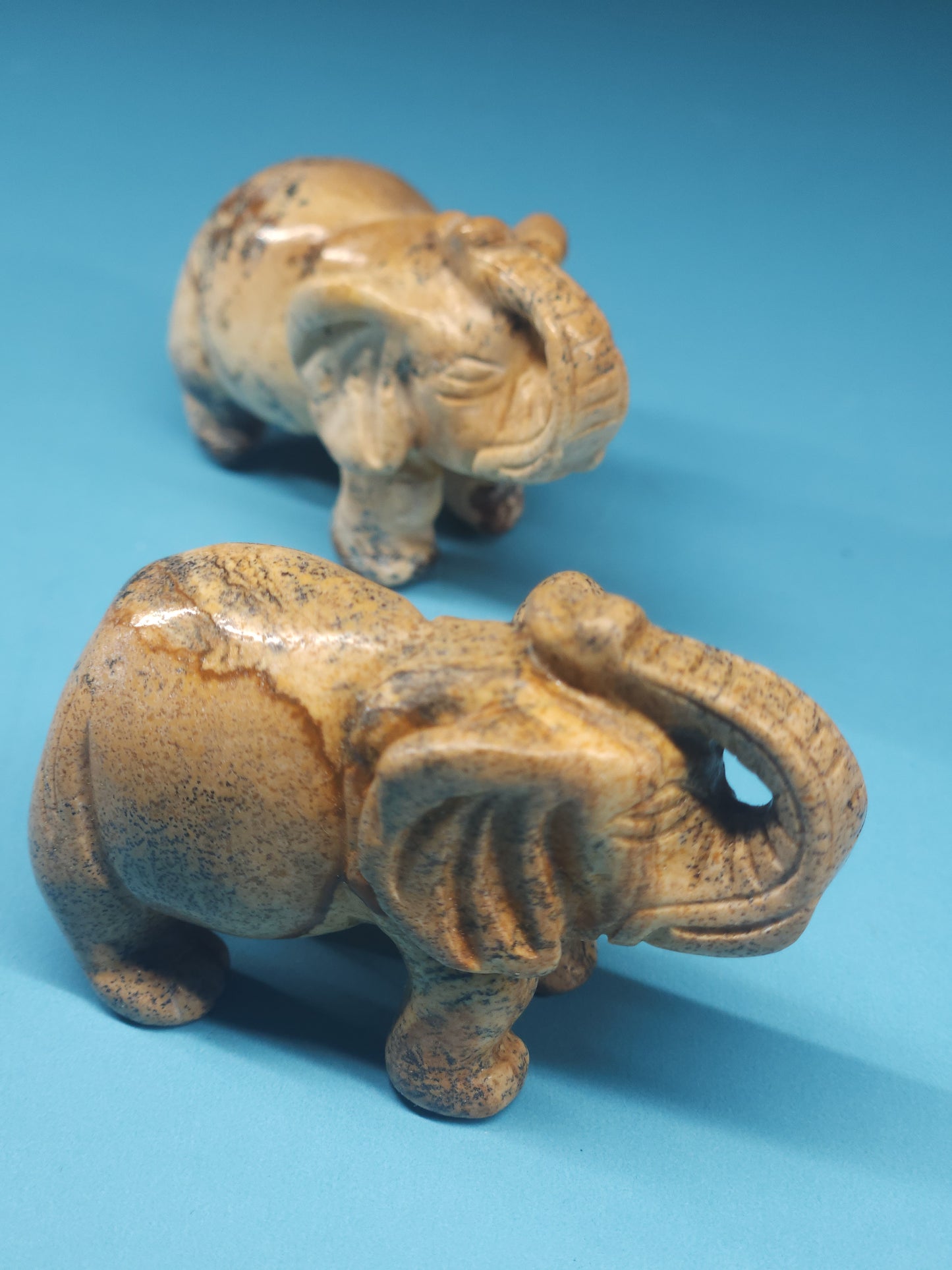 Crystal Elephant Mini-Carvings