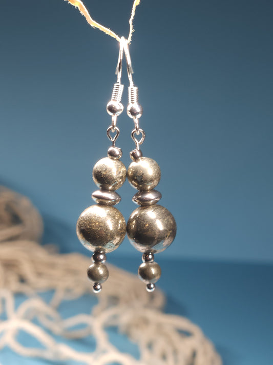 Pyrite Earrings