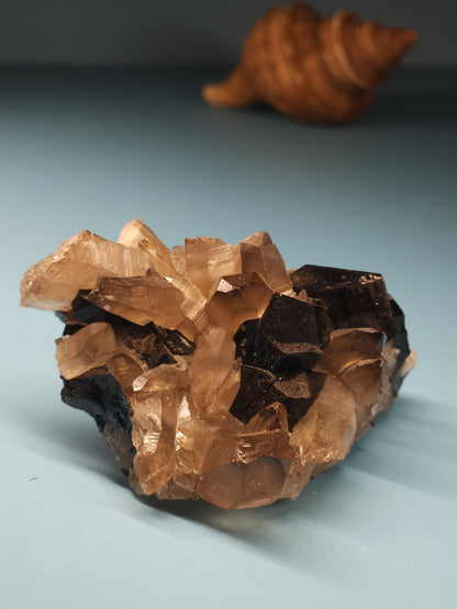 Smoky Quartz and Tourmaline Specimen 114g