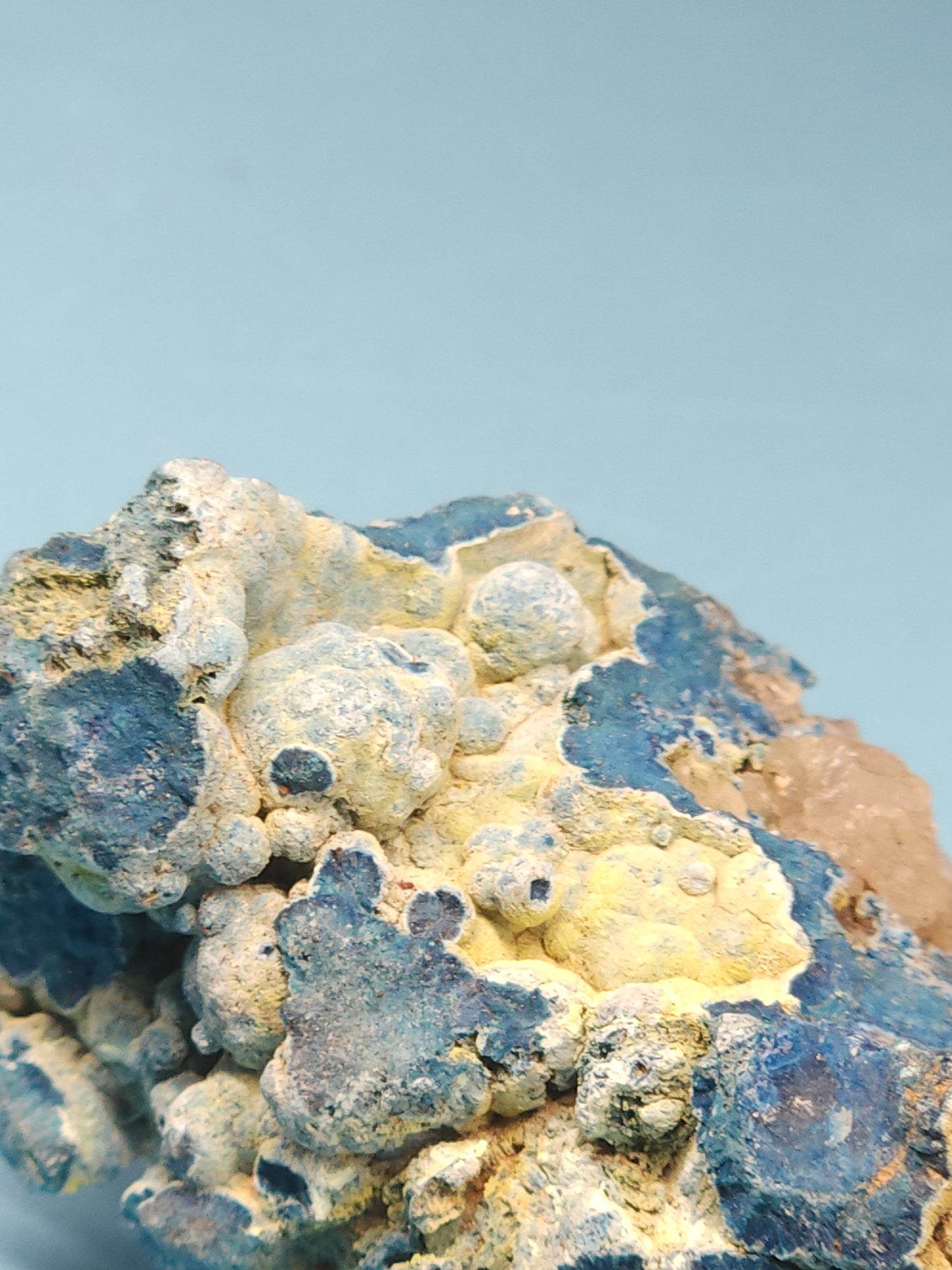 Botryoidal Shattuckite and Chrysocolla Specimen 43g