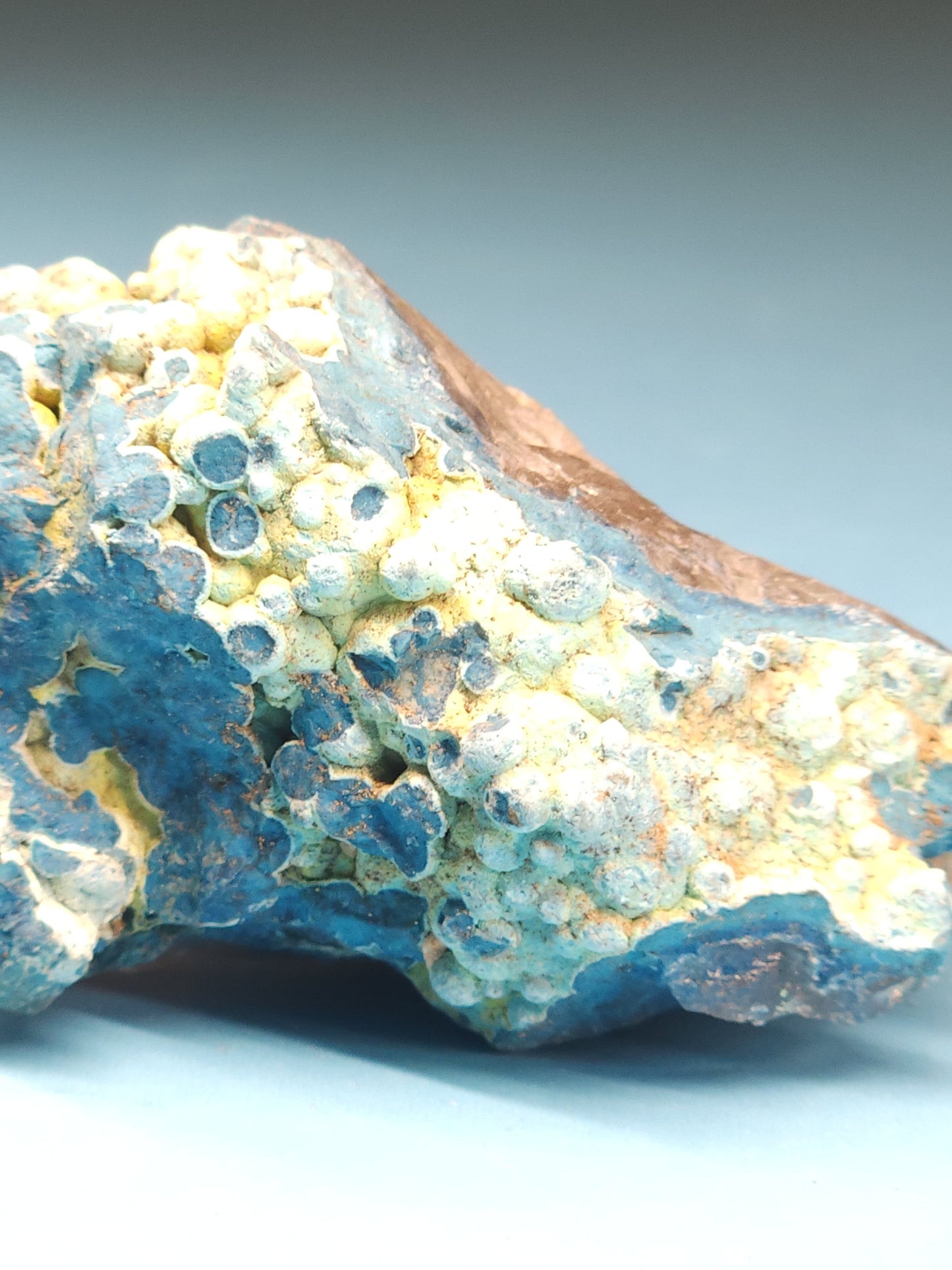 Botryoidal Shattuckite Specimen 78g