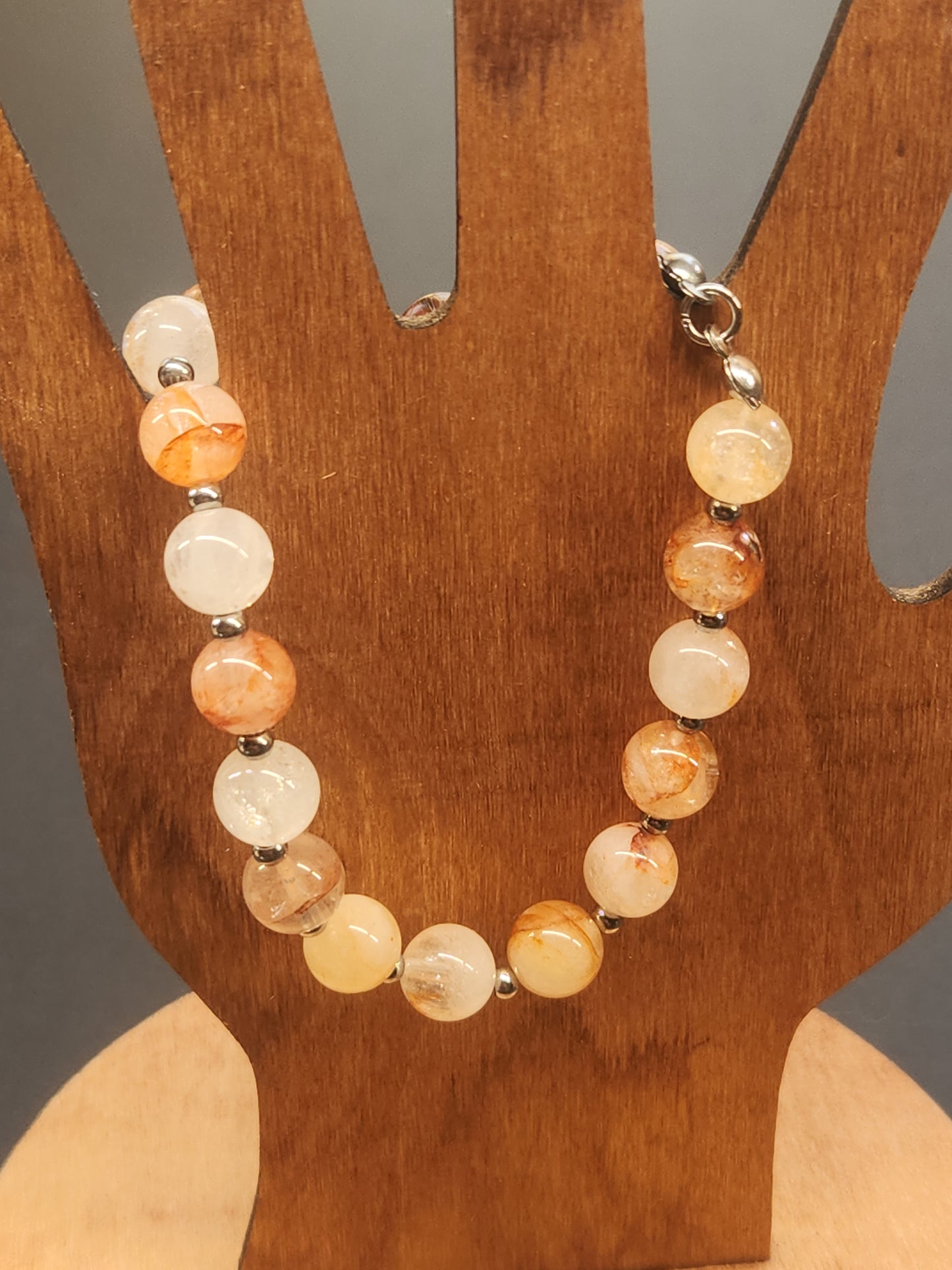 Fire Quartz Stretch Bracelet FQB-002S