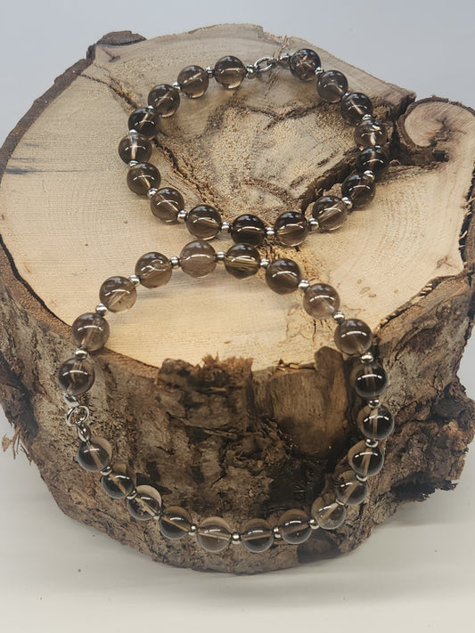 Smokey Quartz Stretch Bracelet BR-SSQ01S