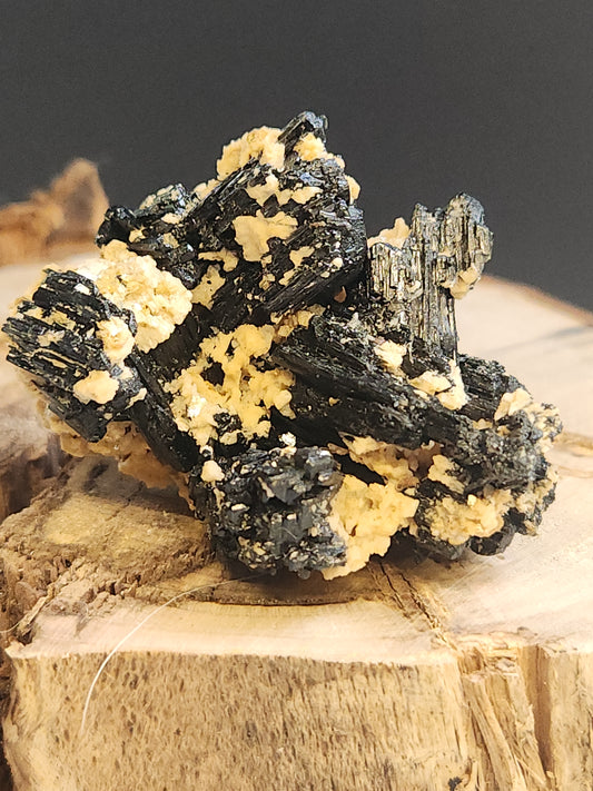 Black Tourmaline Cluster 64g BTR5
