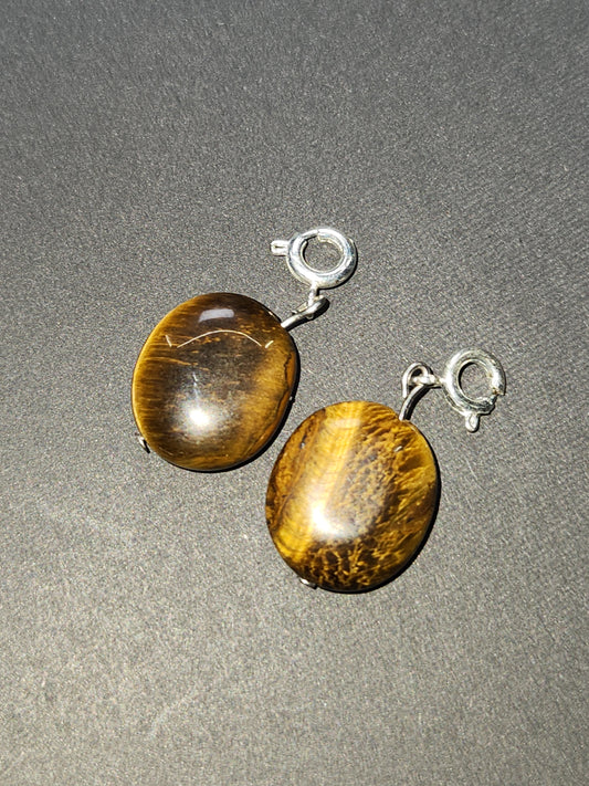 Tiger Eye Beaded Charm C-TE