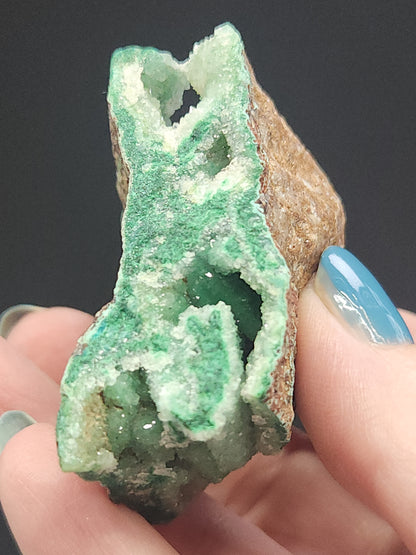Chrysocolla, Malachite, Druse Specimen, COR-INT1