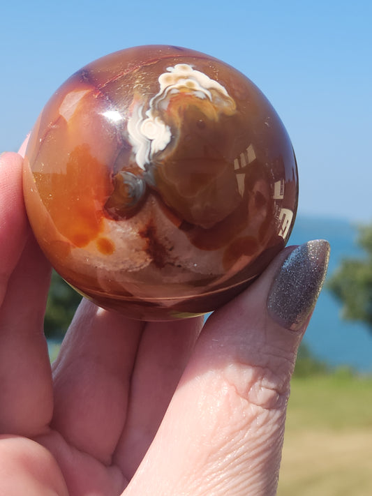 Carnelian Sphere CRS-006S-202-4 *