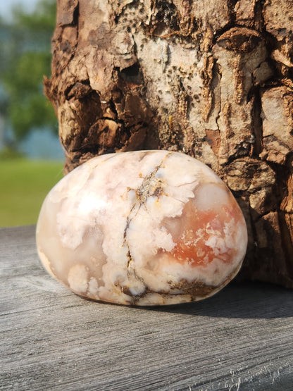 Flower Agate Palmstone FAP-003S