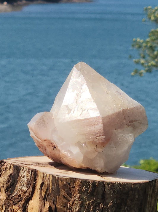 Hematoid Quartz Point 542g