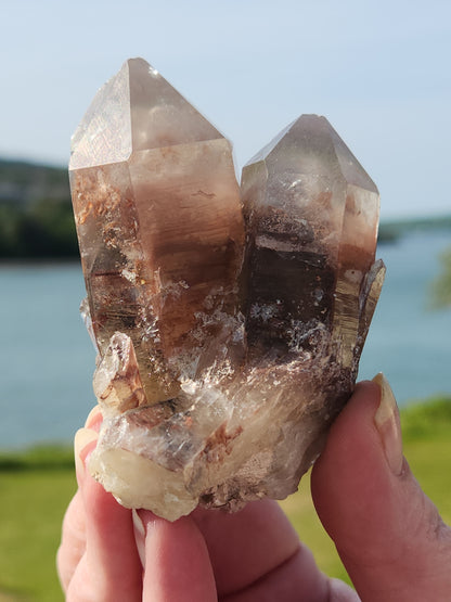Hematoid Quartz Point HQP-012S-155