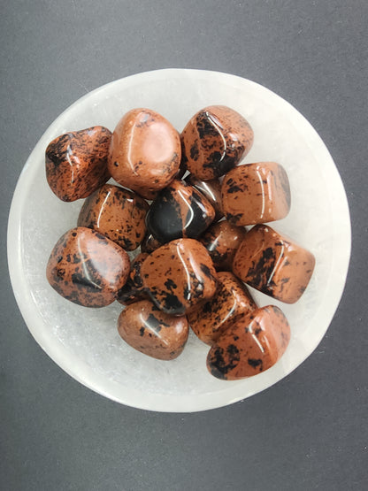 Mahogany Obsidian Tumbles MOTU-INT
