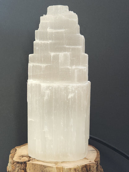 Selenite Lamp 20cm