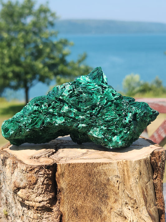 Silky Malachite Rough SMR-017S-377-5