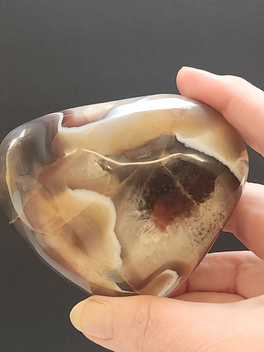 Sashe River Agate Face-Polished 318g