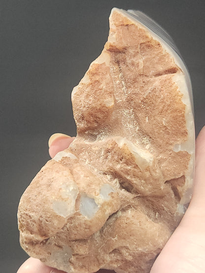 Shashe River Agate Polished One Side 520g