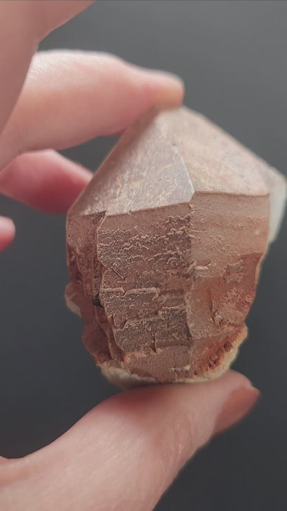 Hematoid Quartz Point 112g