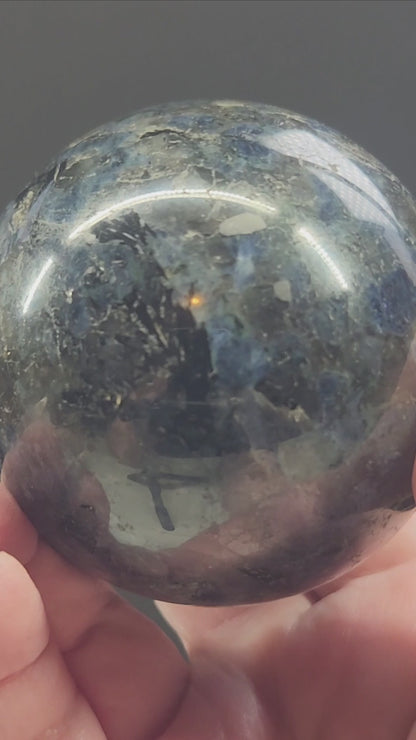 Iolite (Water Sapphire) Sphere IS-002S-411-4
