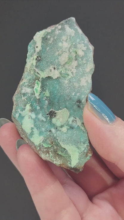 Chrysocolla, Malachite, Druse Specimen, COR-INT6