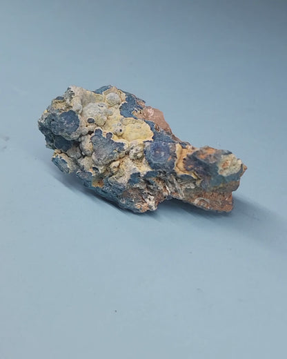 Botryoidal Shattuckite and Chrysocolla Specimen 43g
