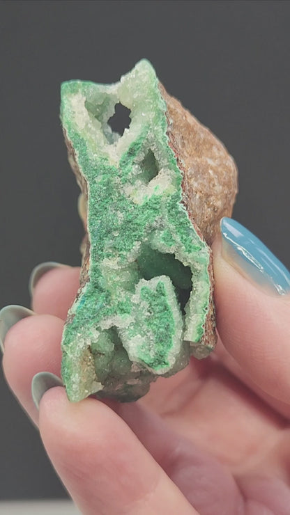 Chrysocolla, Malachite, Druse Specimen, COR-INT1